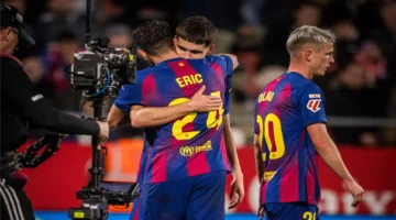 صدمة في برشلونة.. تشخيص إصابة إريك جارسيا بعد مغادرته مباراة جيرونا مصابًا